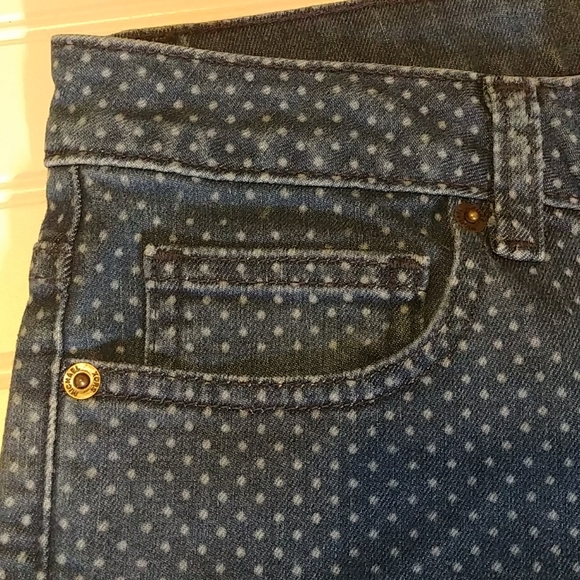 Michael Kors Polka Dot Skinny Jeans - Picture 9 of 12